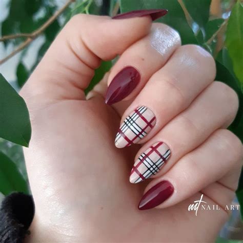 nail burberry|burberry nails for christmas.